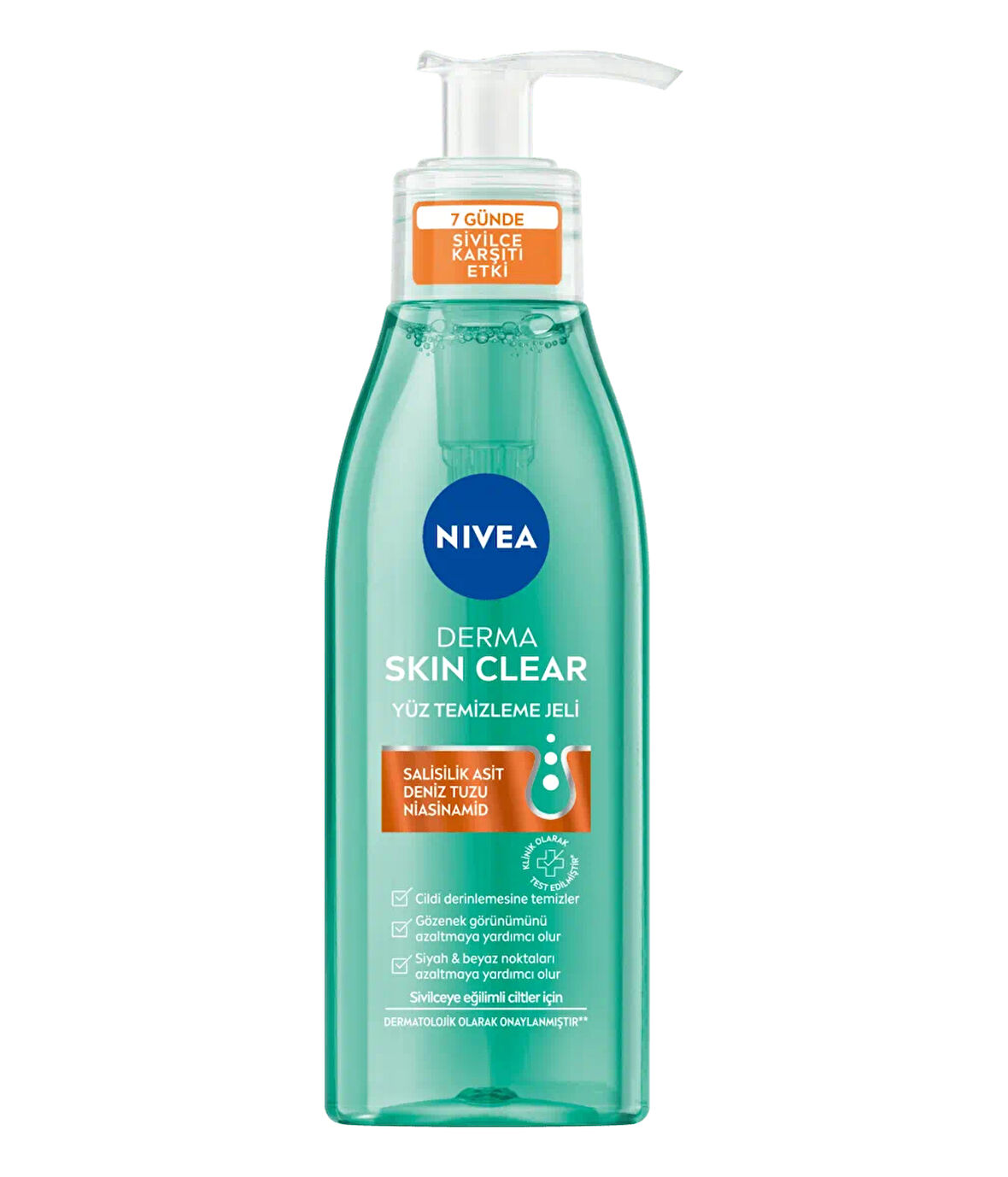98755 NIVEA Derma Skin Clear Yüz Temizleme Jeli