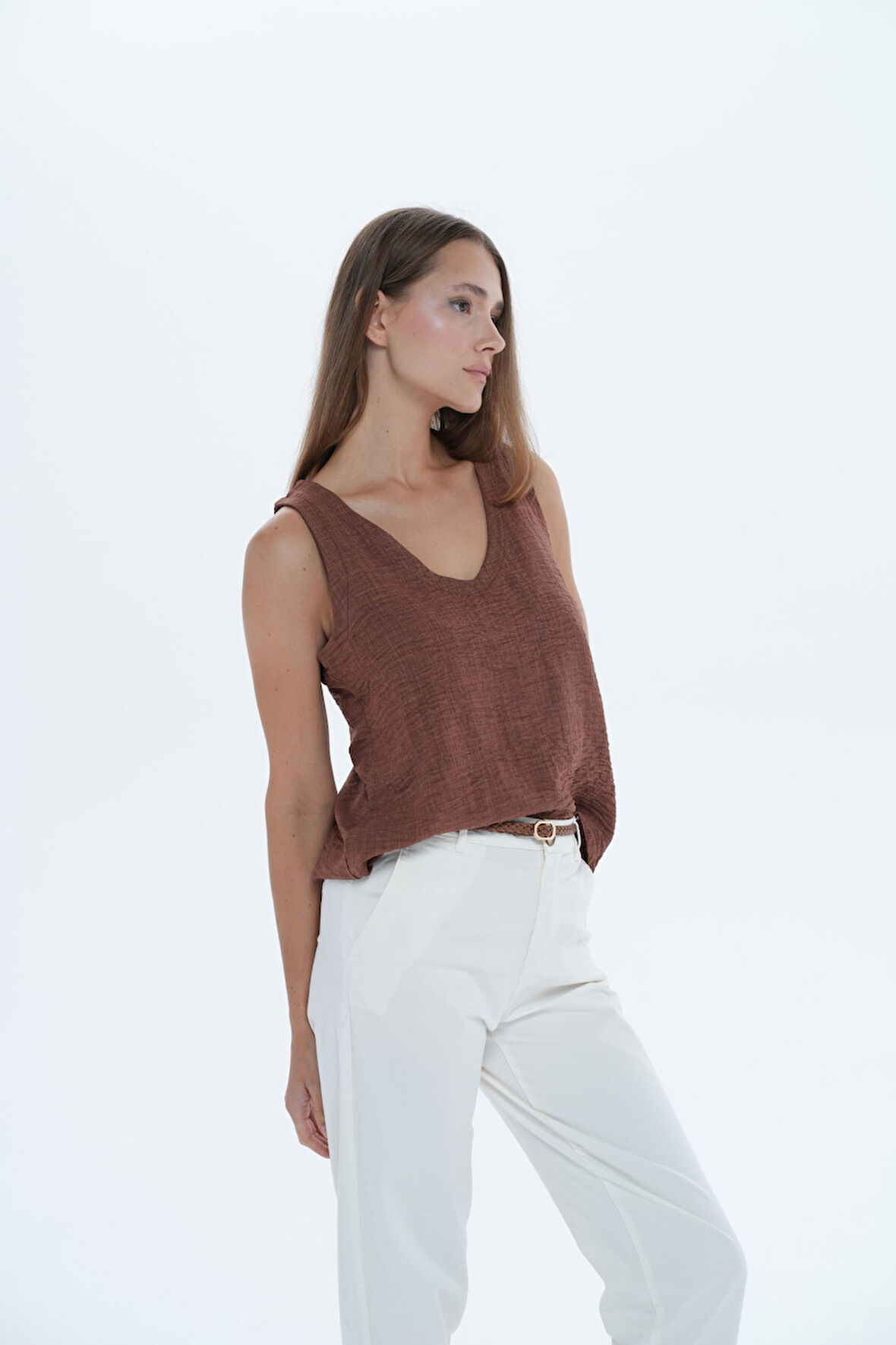  V Yaka Kolsuz Basic Top  | S