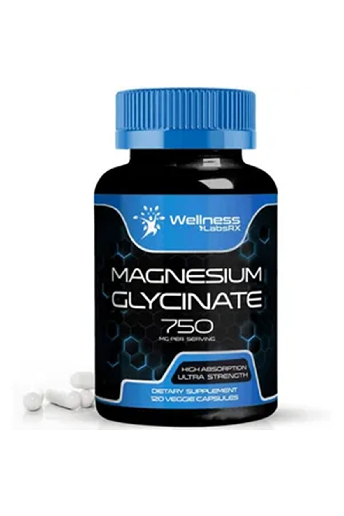 Wellnees LabsRX  Magnesium Glycinate 750 Mg  120 Veggie Kapsül