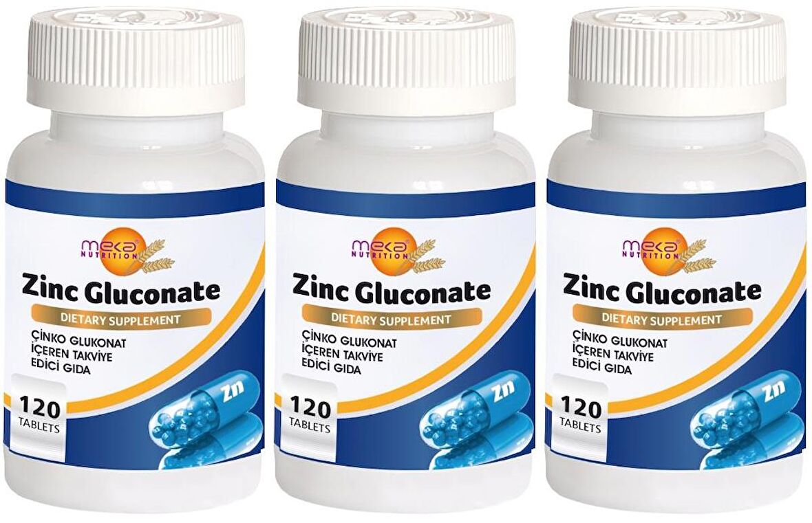 Çinko Glukonat 3x120 Tablet