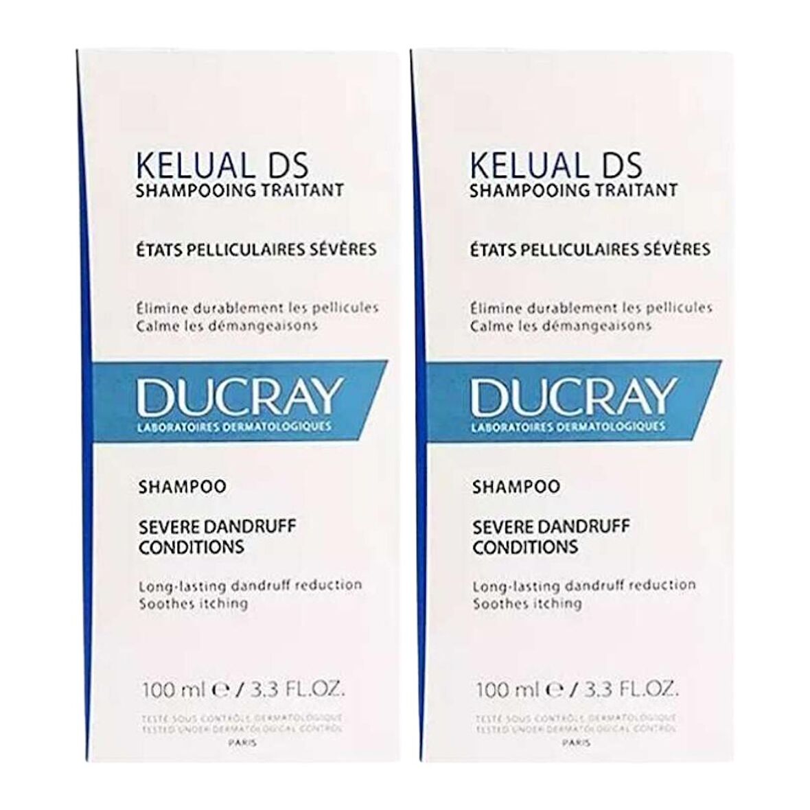 Ducray Kelual Ds Kepek Karşıtı Bakım Şampuanı 100 ml x2 Adet