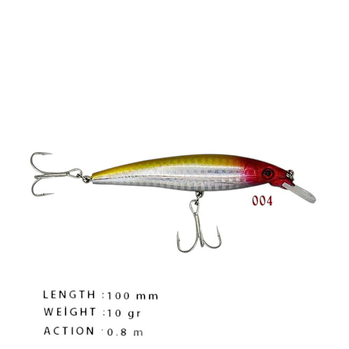 PORTFİSH YCS004 CL:004 100mm 10gr 0.8m Sahte Balık