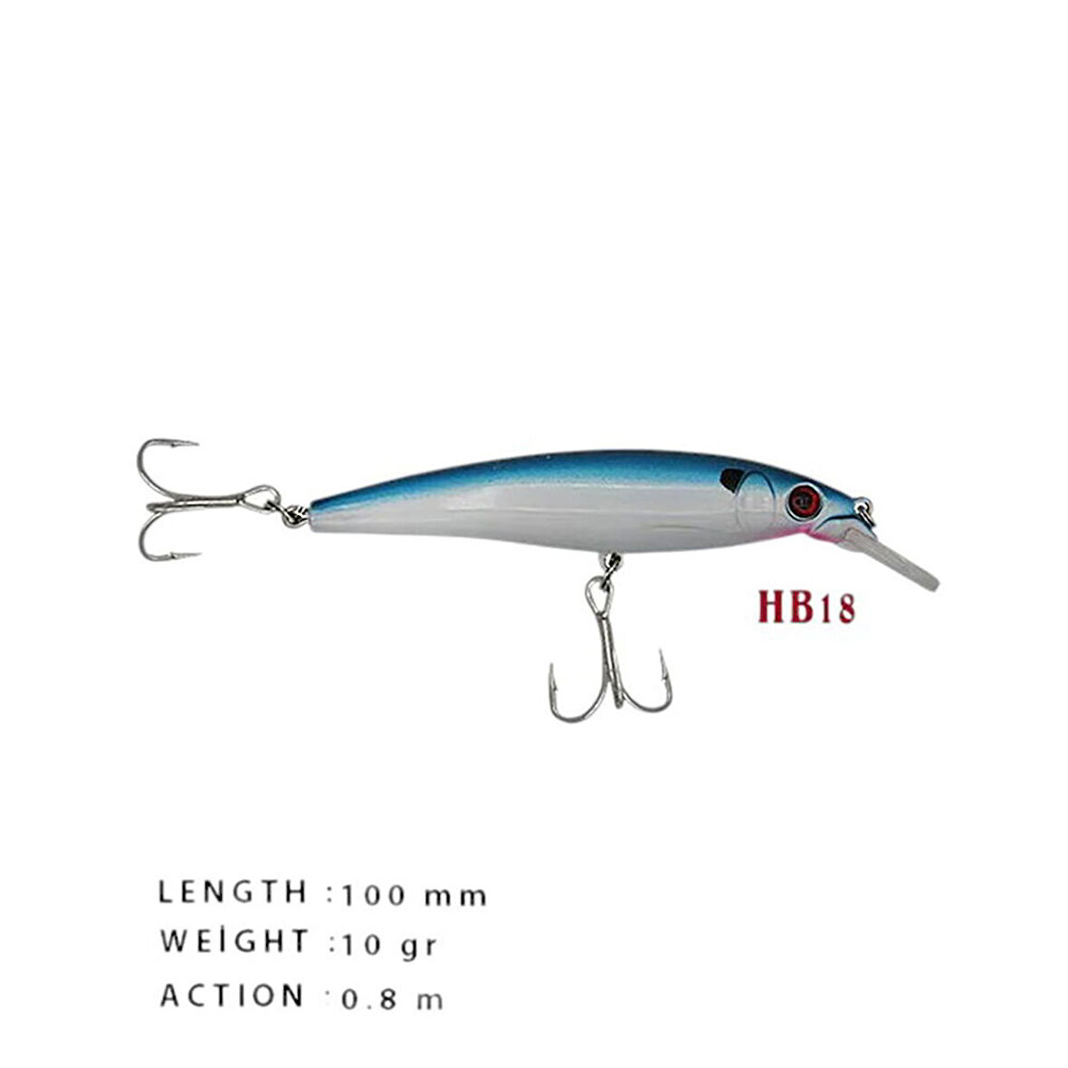 PORTFİSH YCS004 CL:HB18 100m 10gr 0.8m Sahte Balık