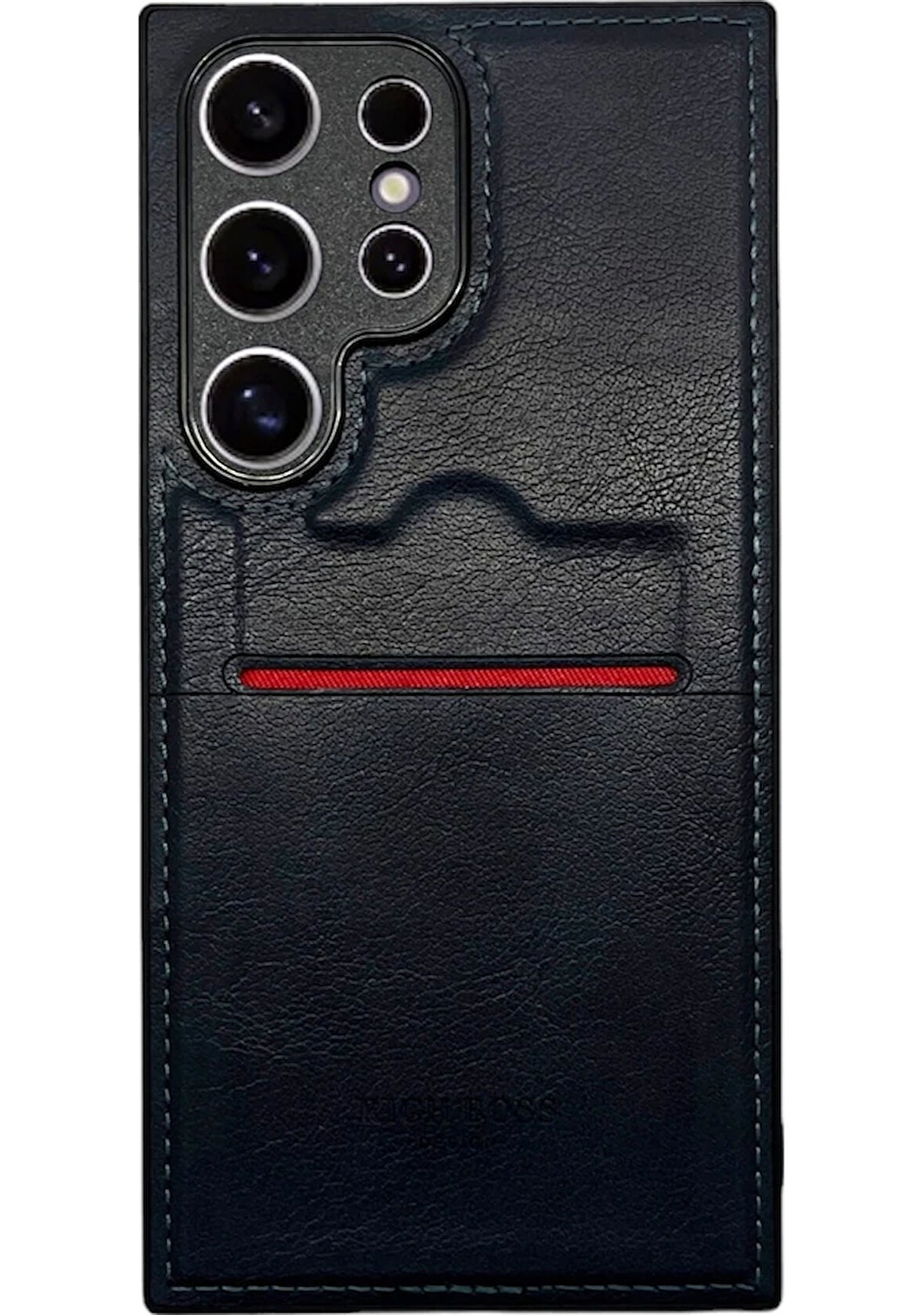 SAMSUNG NOTE 20 ULTRA UYUMLU RCH BSS DERİ KARLIKLI KILIF LACİVERT