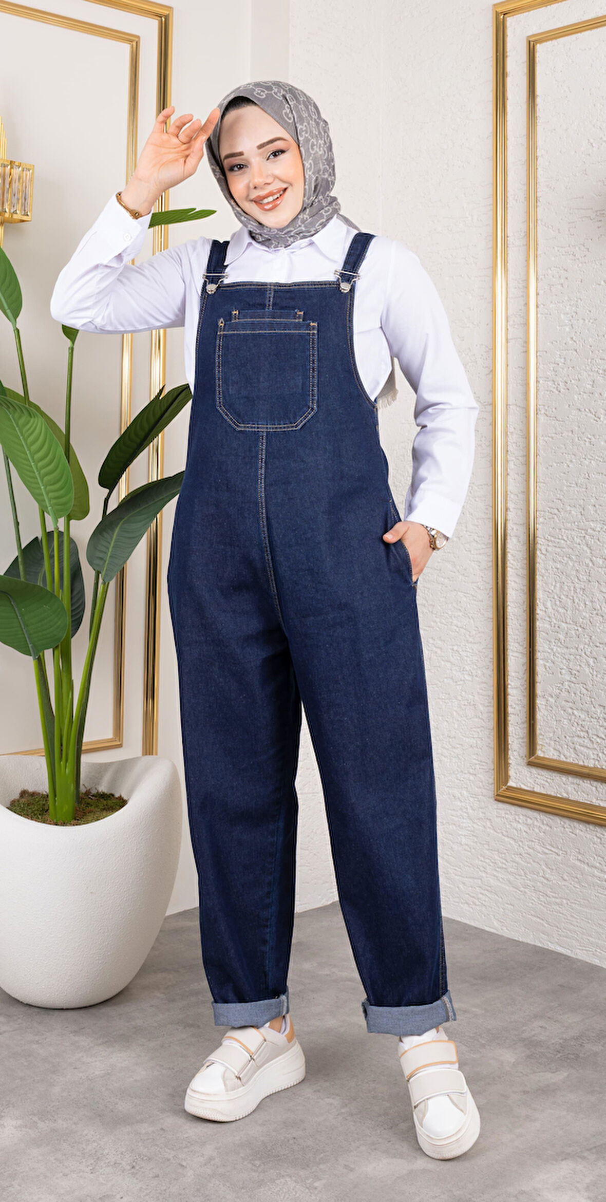 Kadın Askılı Tulum