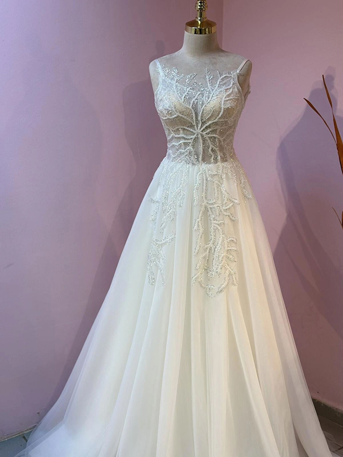 A-Kesim  Askılı Gelinlik