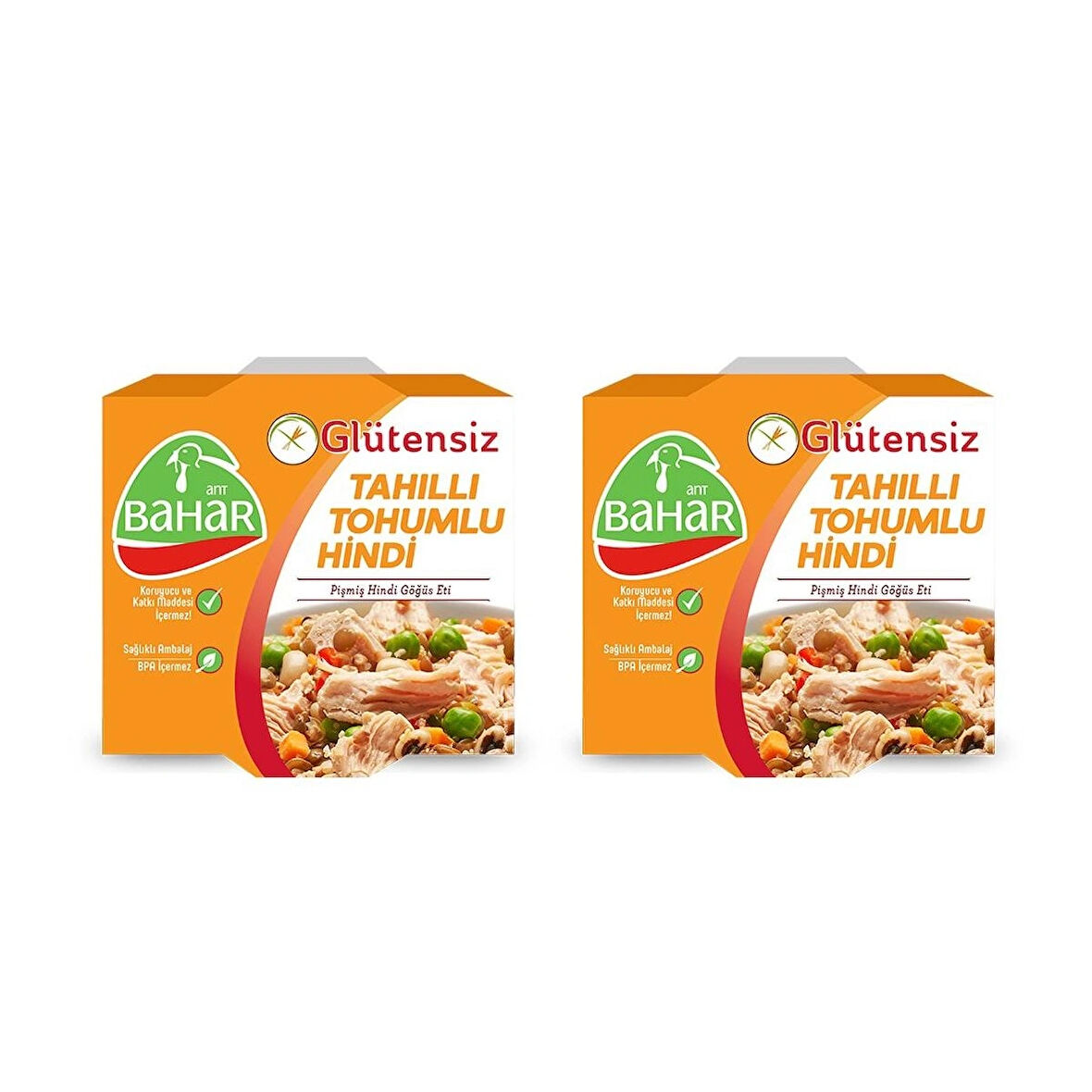 Bahar Glutensiz Tahıllı Tohumlu Hindi 185 G ( 2 Adet )