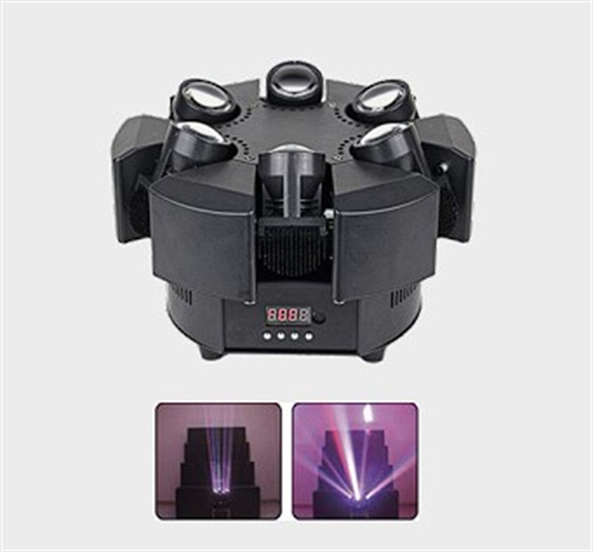 DJ PRO WR-6 6 HEAD 6X20 WATT RGBW 4IN 1 MOVİNG HEAD ROBOT IŞIK