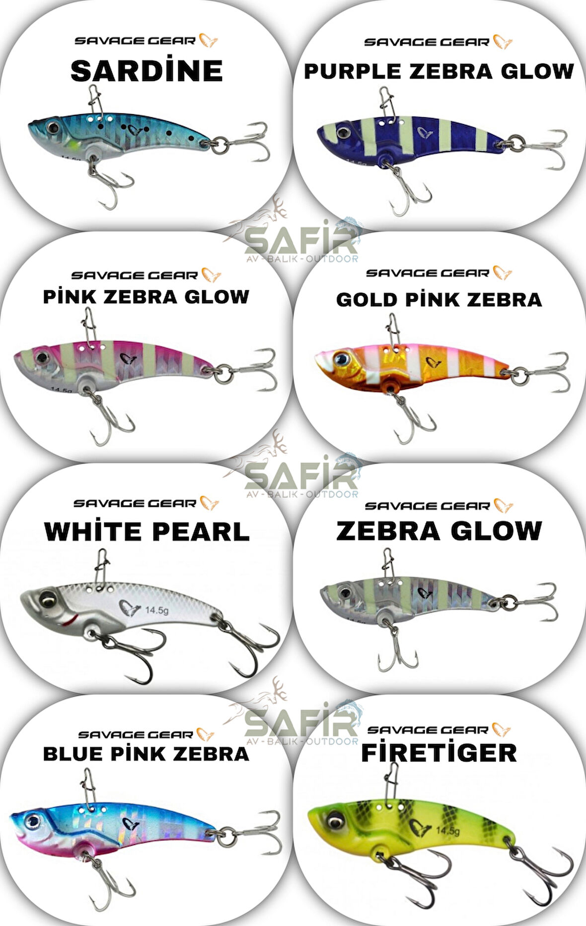 Savage gear 3D VIB Blade 5,5 cm 14,5gr Suni Yem