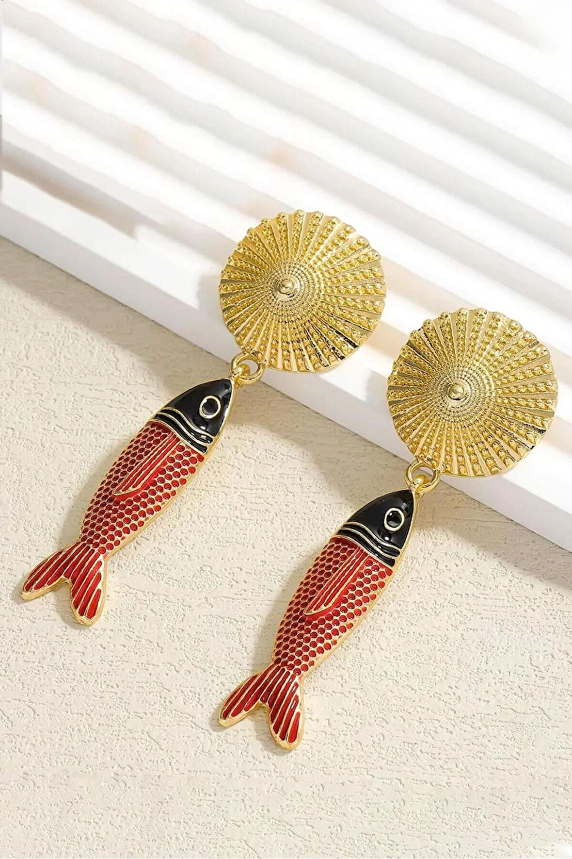 Zara Model Balık Küpe