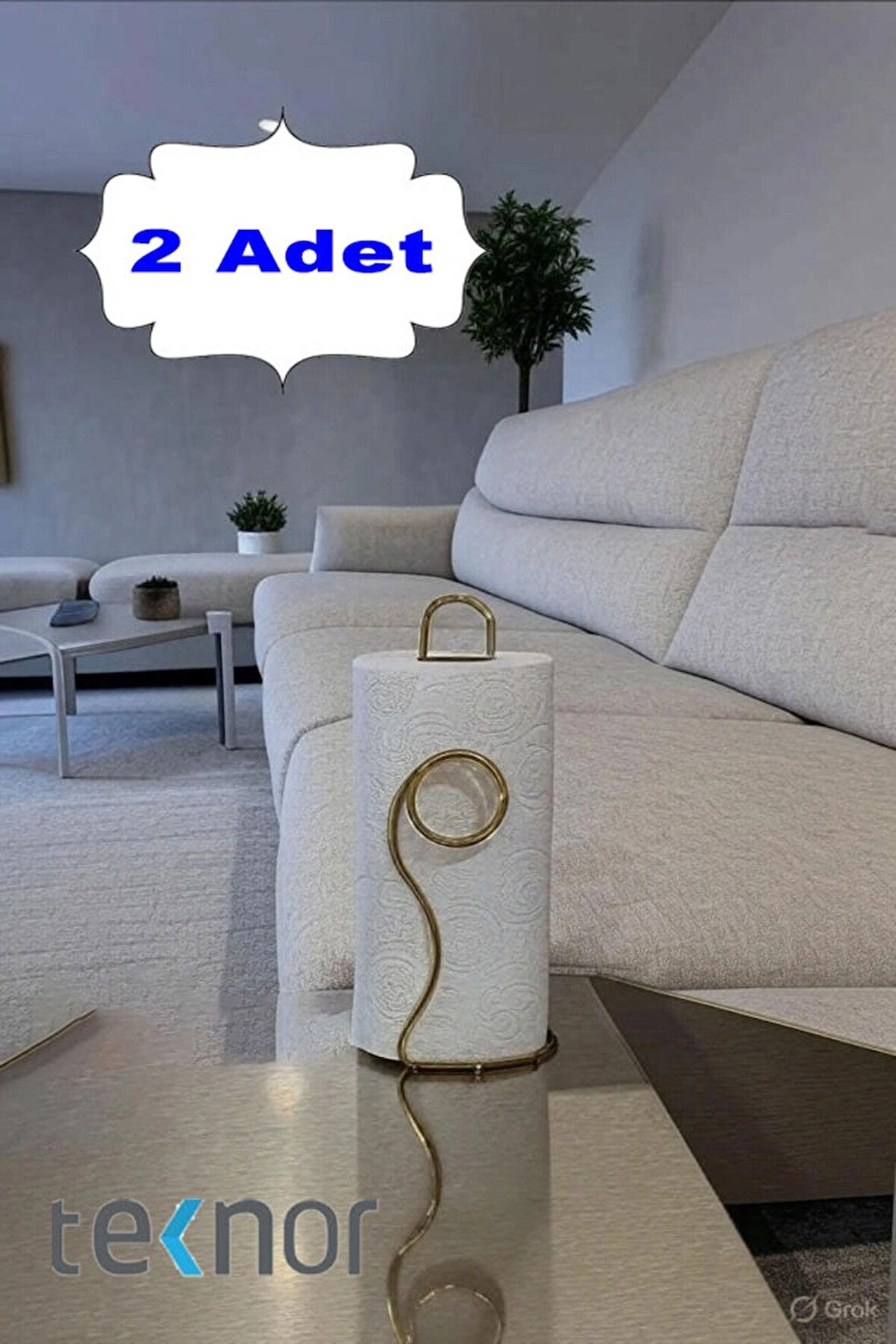  2 'li Rulo Peçetelik, Kağıt Havlu Tutacağı