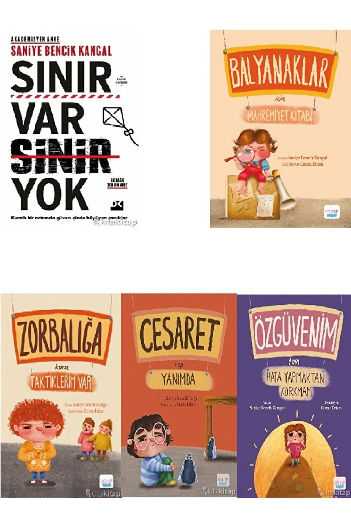 Sınır Var Sinir Yok-Özgüvenim Tam-Balyanaklar İçin Mahremiyet-Saniye Bencik 5 KİTAP (ÜCRETSİZ KARGO)