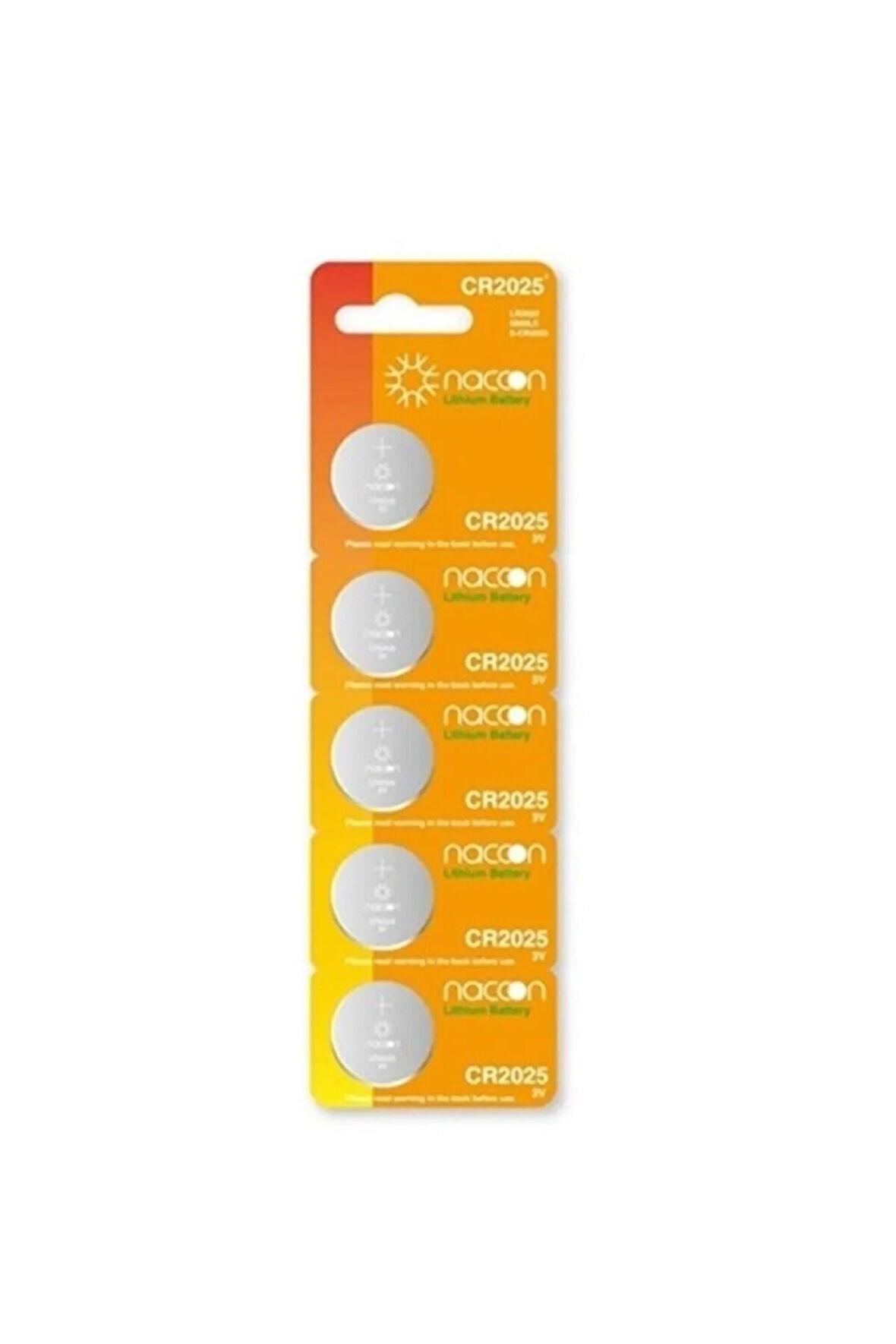 Naccon Cr-2025 3v Şeker Ölçüm Cihazı Pili , Baskül Tartı Pili , Bios Pili , Anakart Pili 5 Li