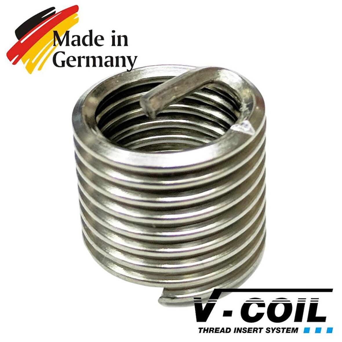 V-Coil M2.5 Helicoil Yay 2D (Yay Kapalı Uzunluğu 3.75mm) - 100 Adet