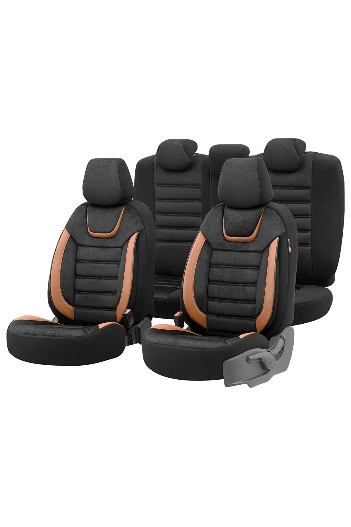 Iconic Design Universal Seat Covers Black-tan