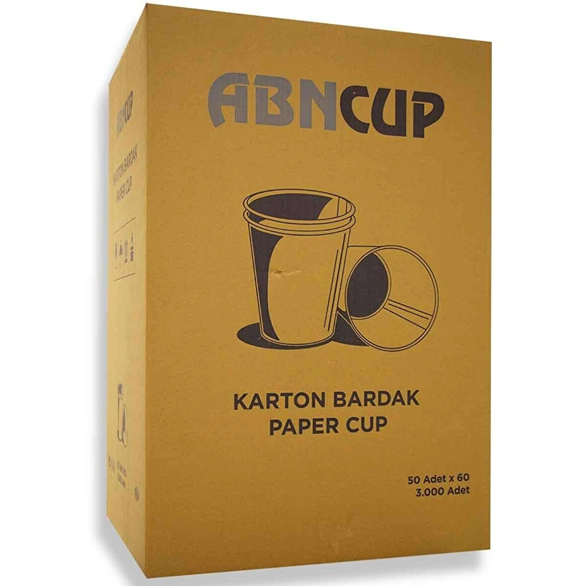 Abncup Karton Bardak 7 oz 3000'li Koli