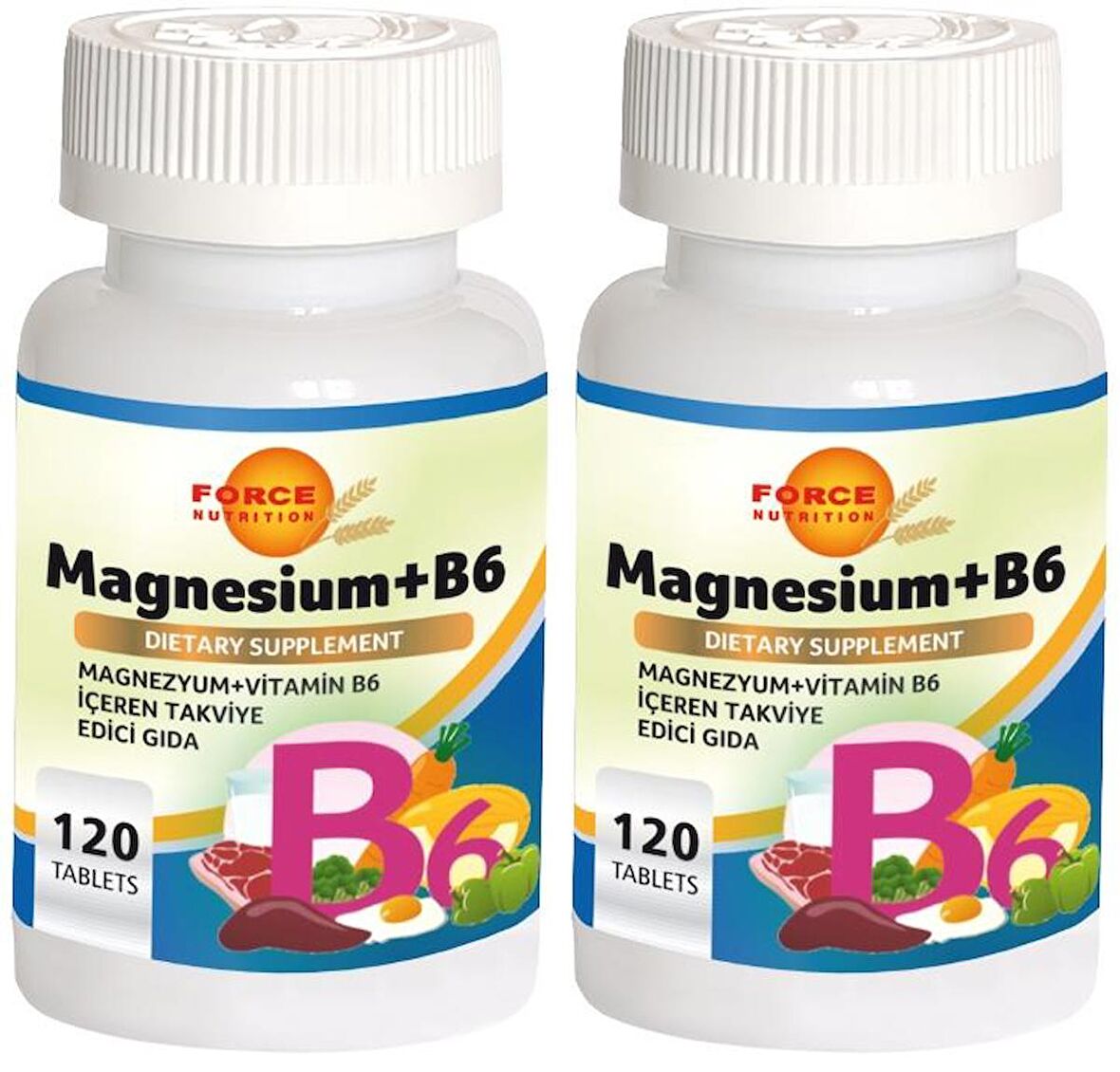 Magnezyum + Vitamin B6 Vitamini 2x120 Tablet Magnesium