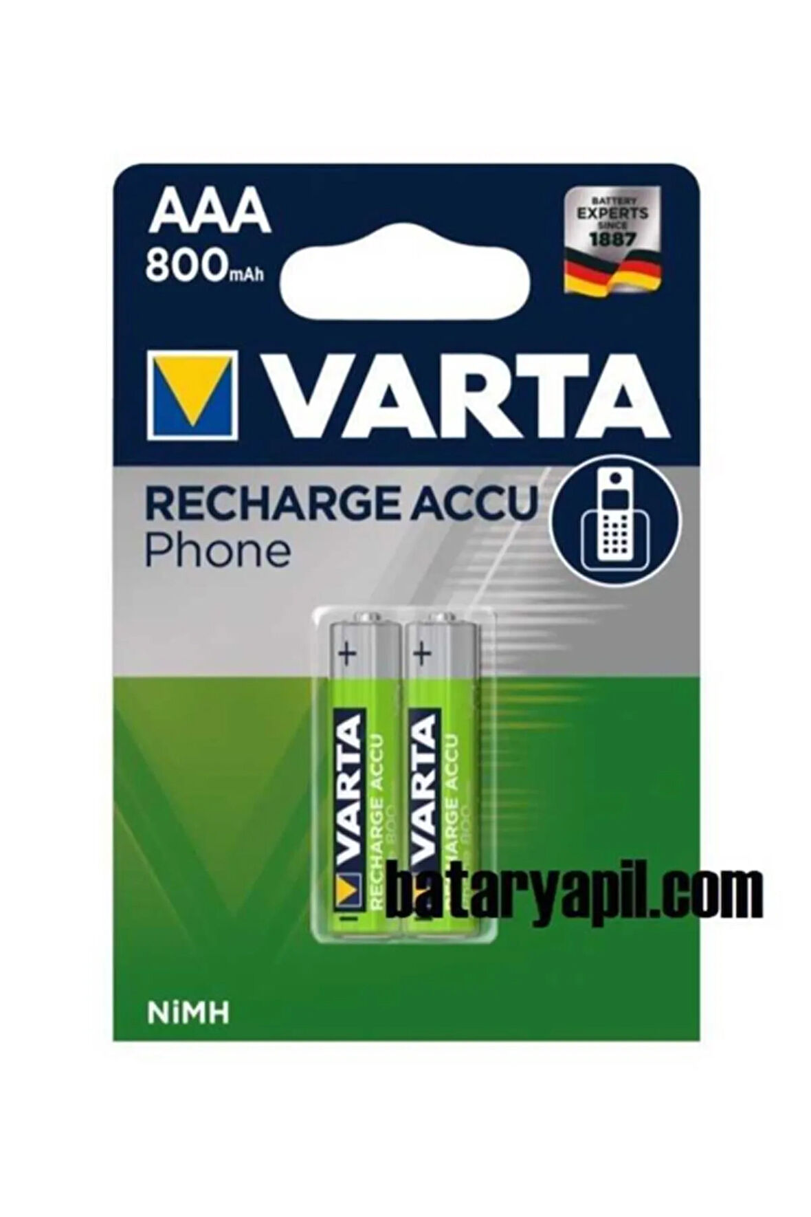 Varta Aaa 800mah Şarjlı Ince Pil