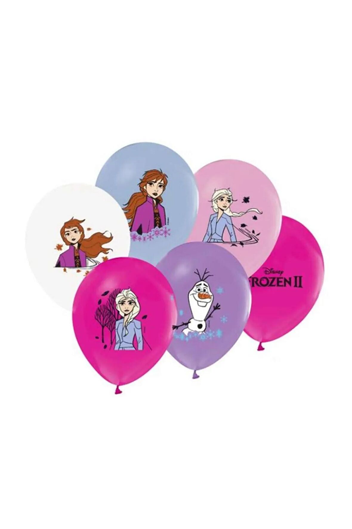 Balon Lisanslı Frozen 2 Karışık 5'li 