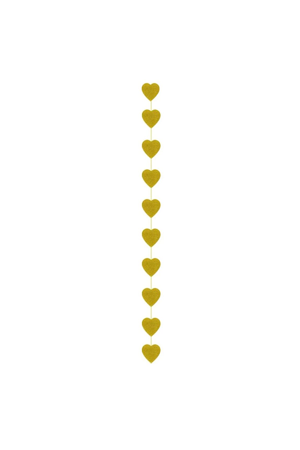 Sarkıt Süs Kalp Gold SS001-4mtr