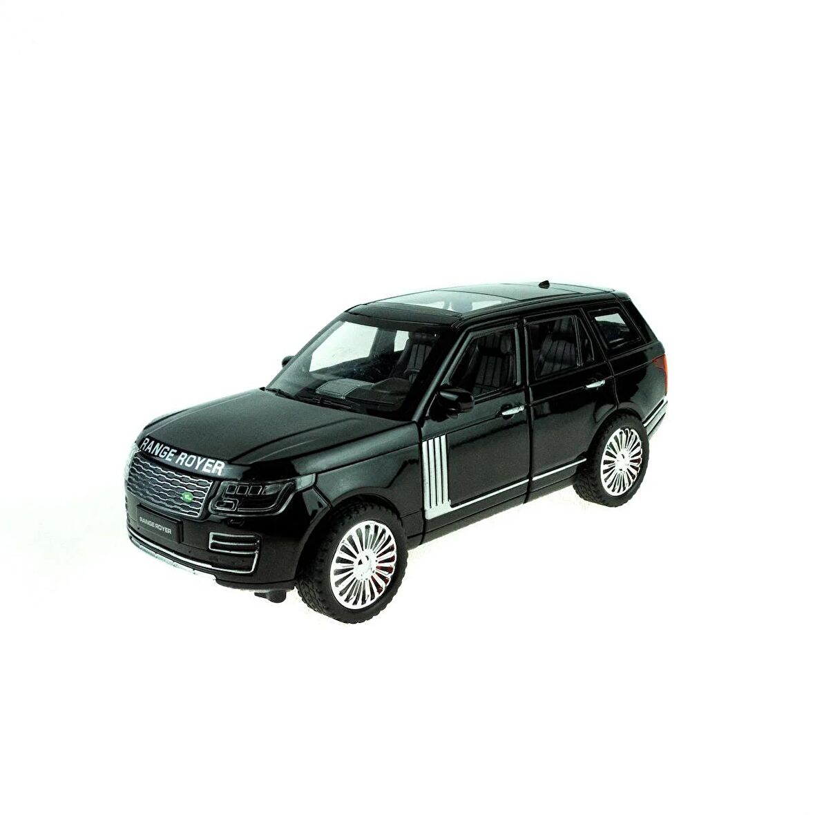 1:24 Ölçek Metal Model Super Suv Çek Bırak Işıklı Sesli Siyah