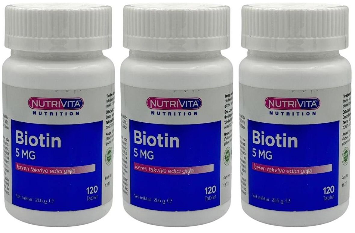 Biotin 5 Mg 3x120 Tablet