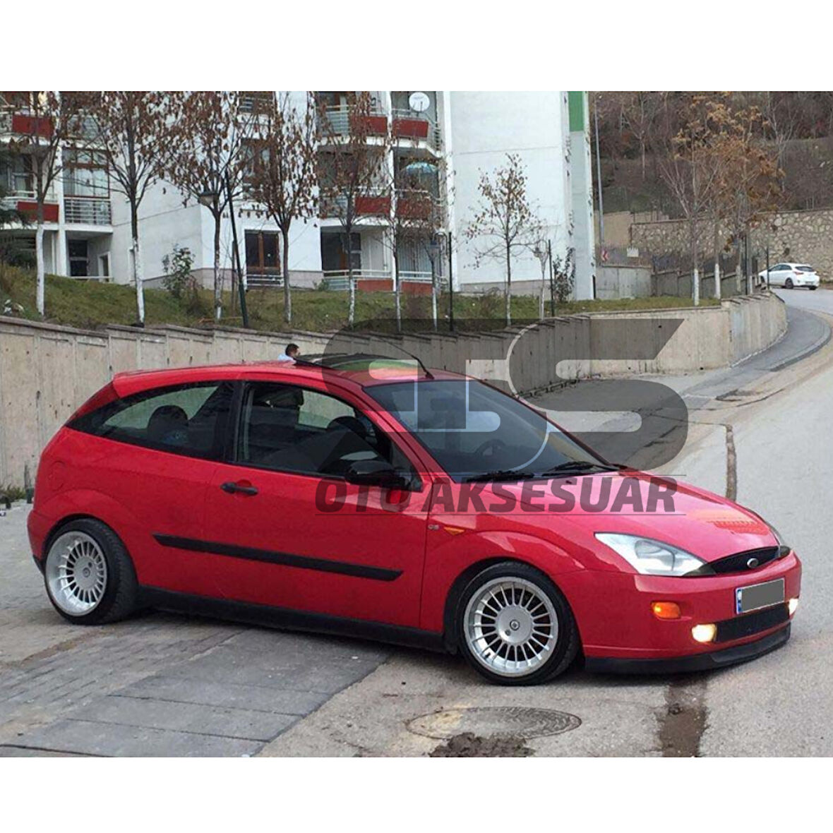 Sts Oto Aksesuar Ford Focus 1 Lip Üniversal 2 Parça Astra H Tipi Kırılmaz Tampon eki