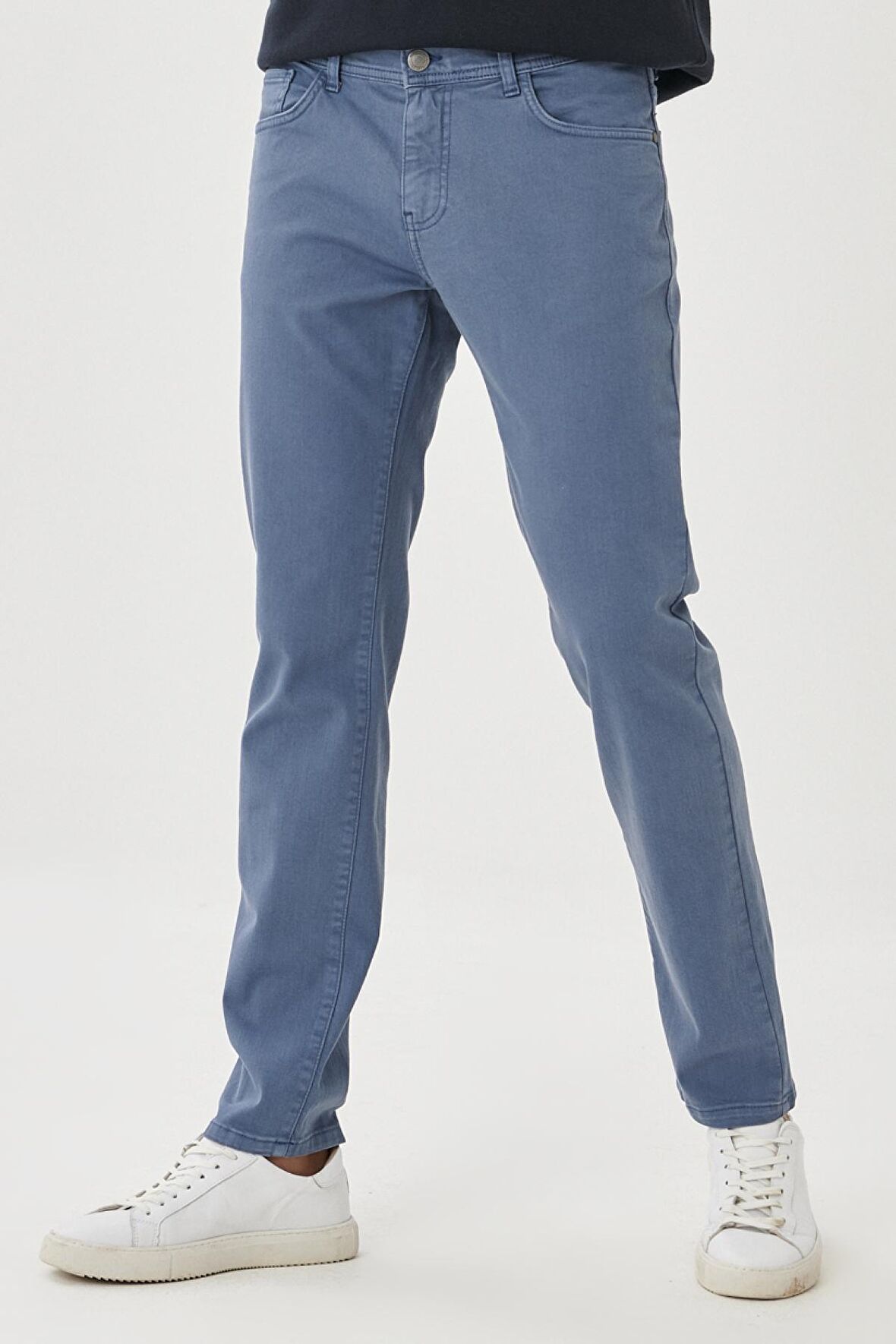 Erkek Indigo 360 Derece Her Yöne Esneyen Slim Fit Dar Kesim Pamuklu Rahat Pantolon