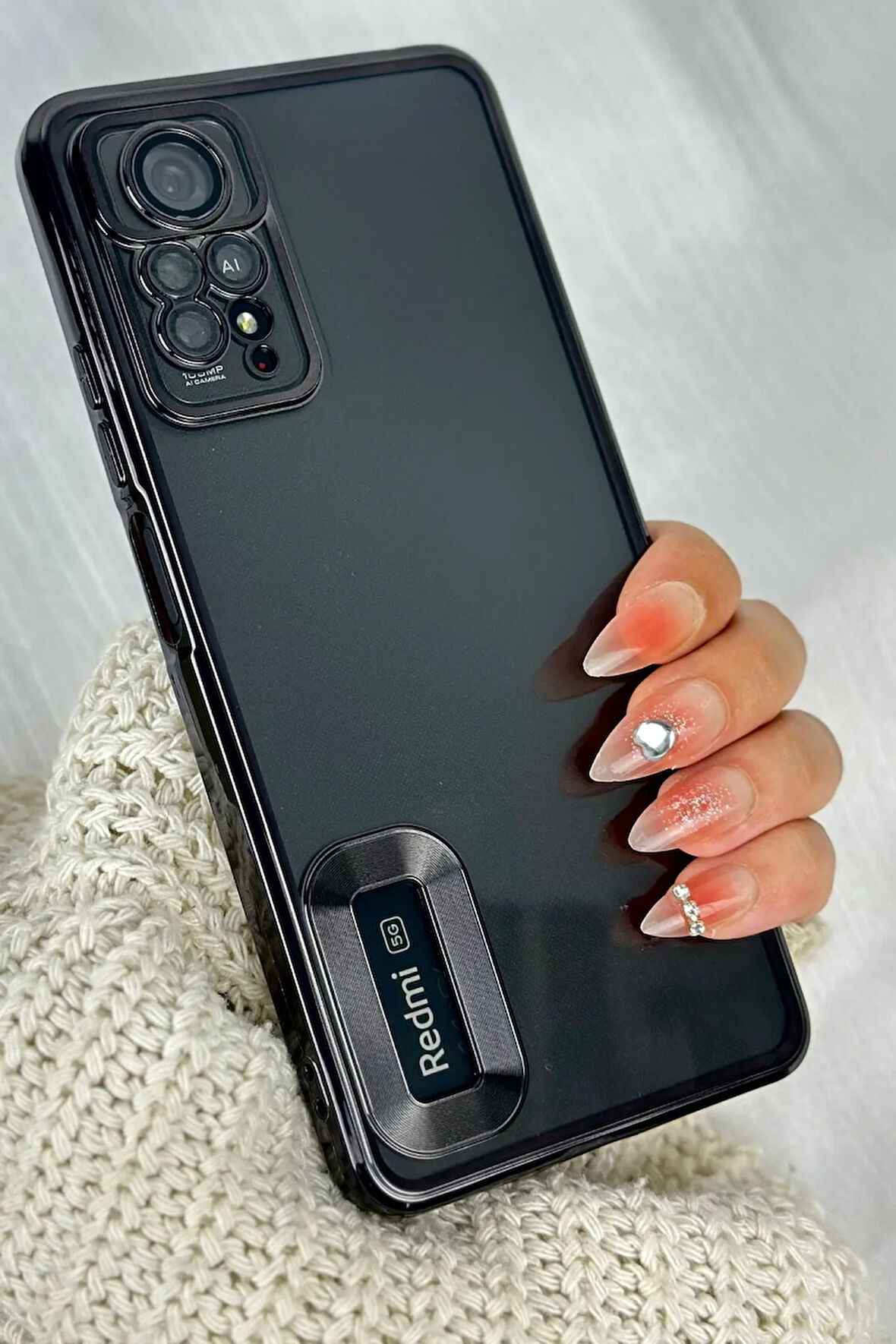 XİAOMİ NOTE 11 PRO UYUMLU OMEGA LAZER KESİM YUMUŞAK KILIF KAMERA KORUMALI ŞIK TASARIM SİLİKON ŞEFFAF KENAR SİYAH