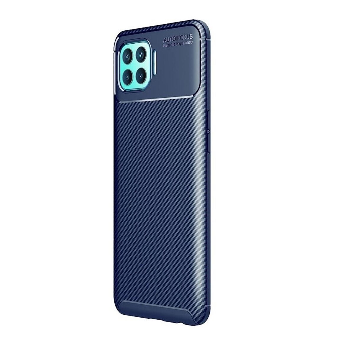 Smcase Oppo A73 Kılıf Negro Karbon Silikon  Nano Ekran Koruyucu