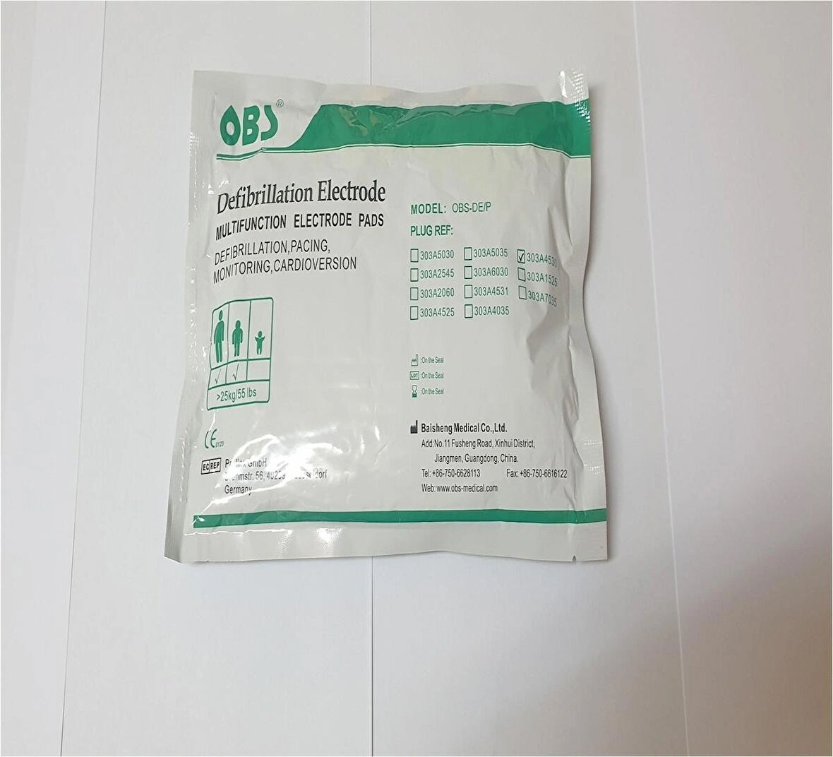 Yetişkin Defibrilatör Pedi (Life-Point Pro AED Uyumlu)