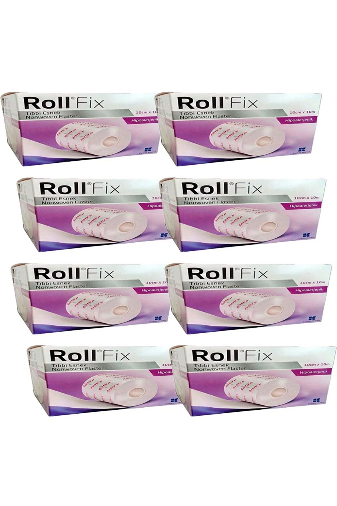 Roll Fix Tıbbi Esnek Flaster 10 Cm X 10 Mt (8 Kutu)