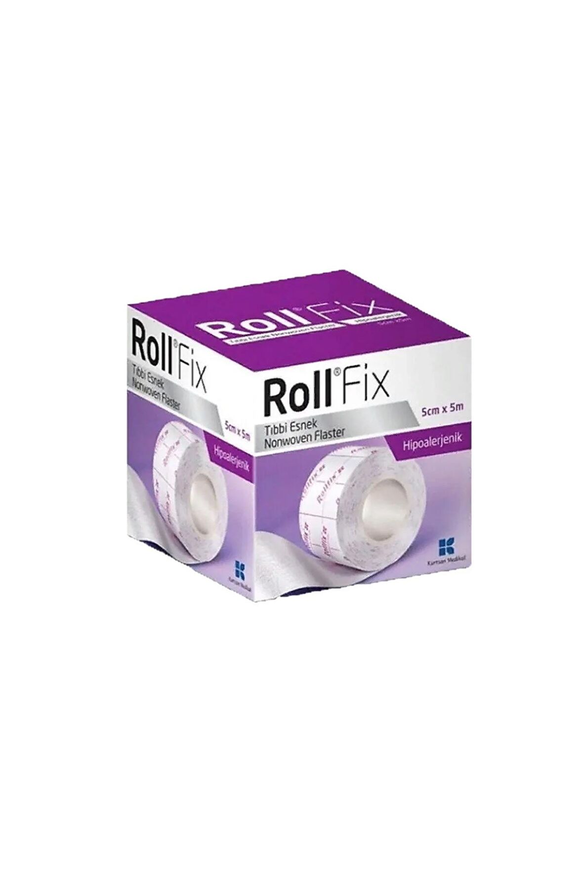 Roll Fix Elastik Sabitleme Bandı Hipoalerjenik Flaster 5 Cm X 5 M 4 Kutu