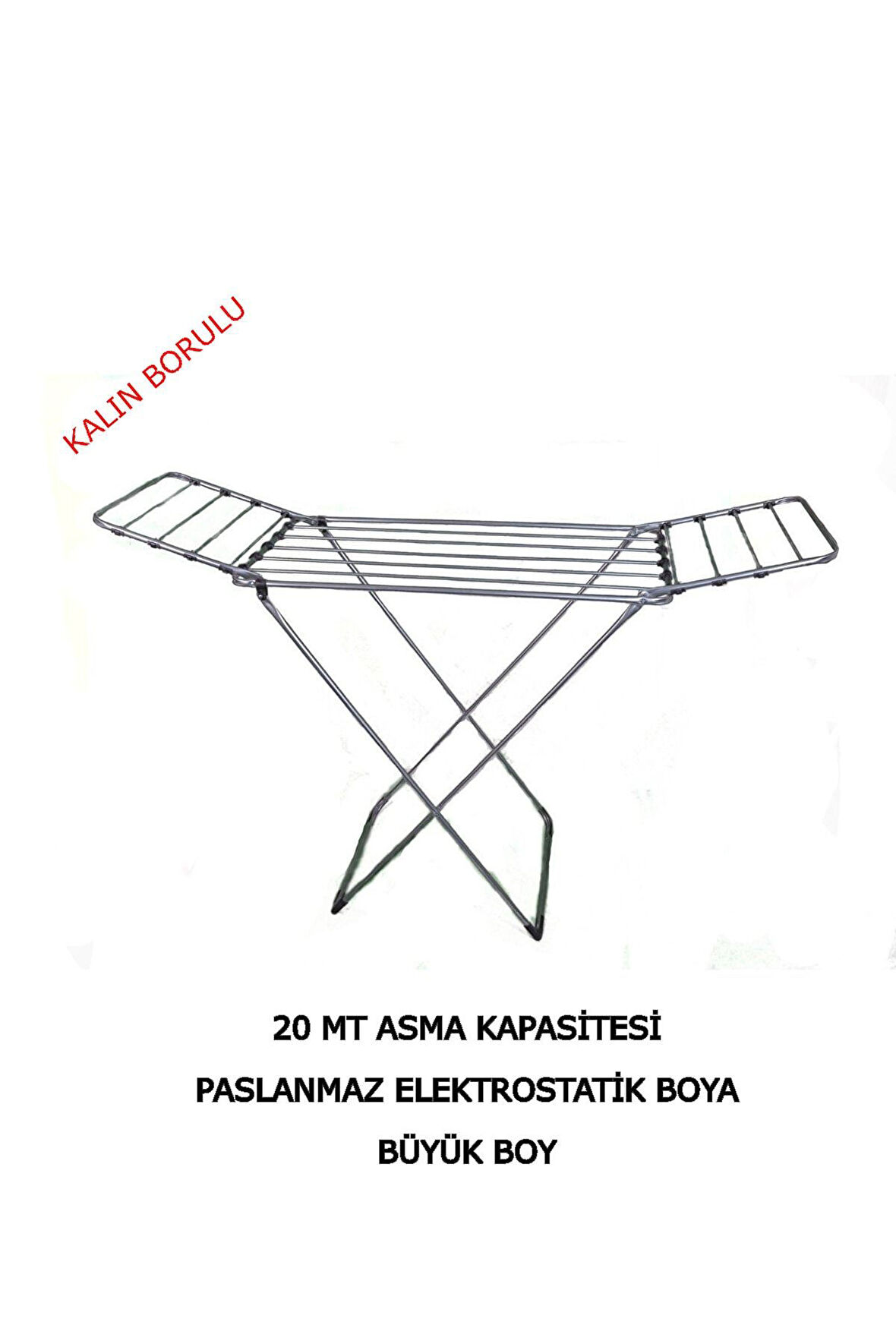 Platinum Full-Hard Borulu Çamaşır Kurutmalık - Kanatlı Çamaşır Kurutma Askısı