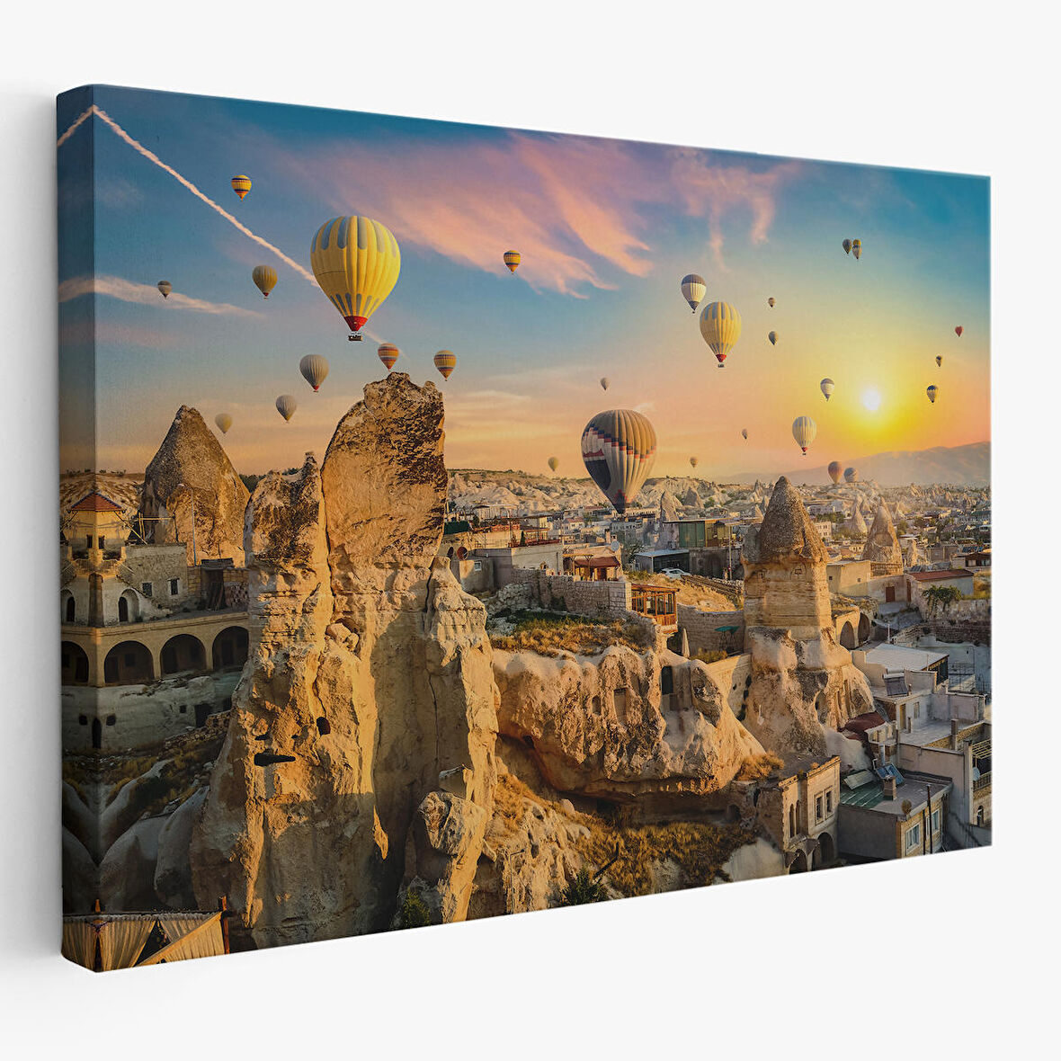 Harita Sepeti Göreme Kapadokya Manzarası Duvar Tablosu-1245