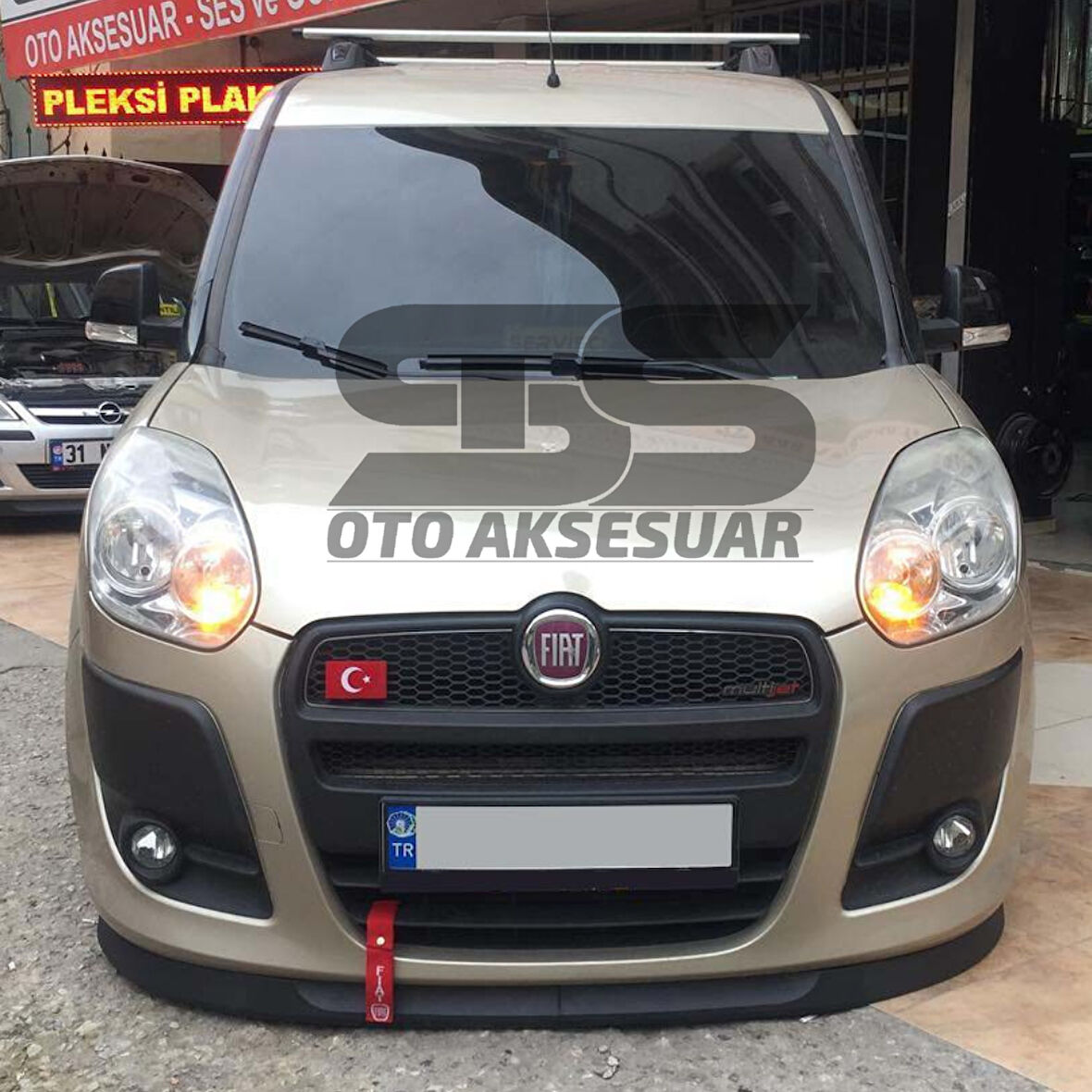 Sts Oto Aksesuar Fiat Doblo D3 Lip Üniversal 2 Parça Astra H Tipi Esnek Tampon eki