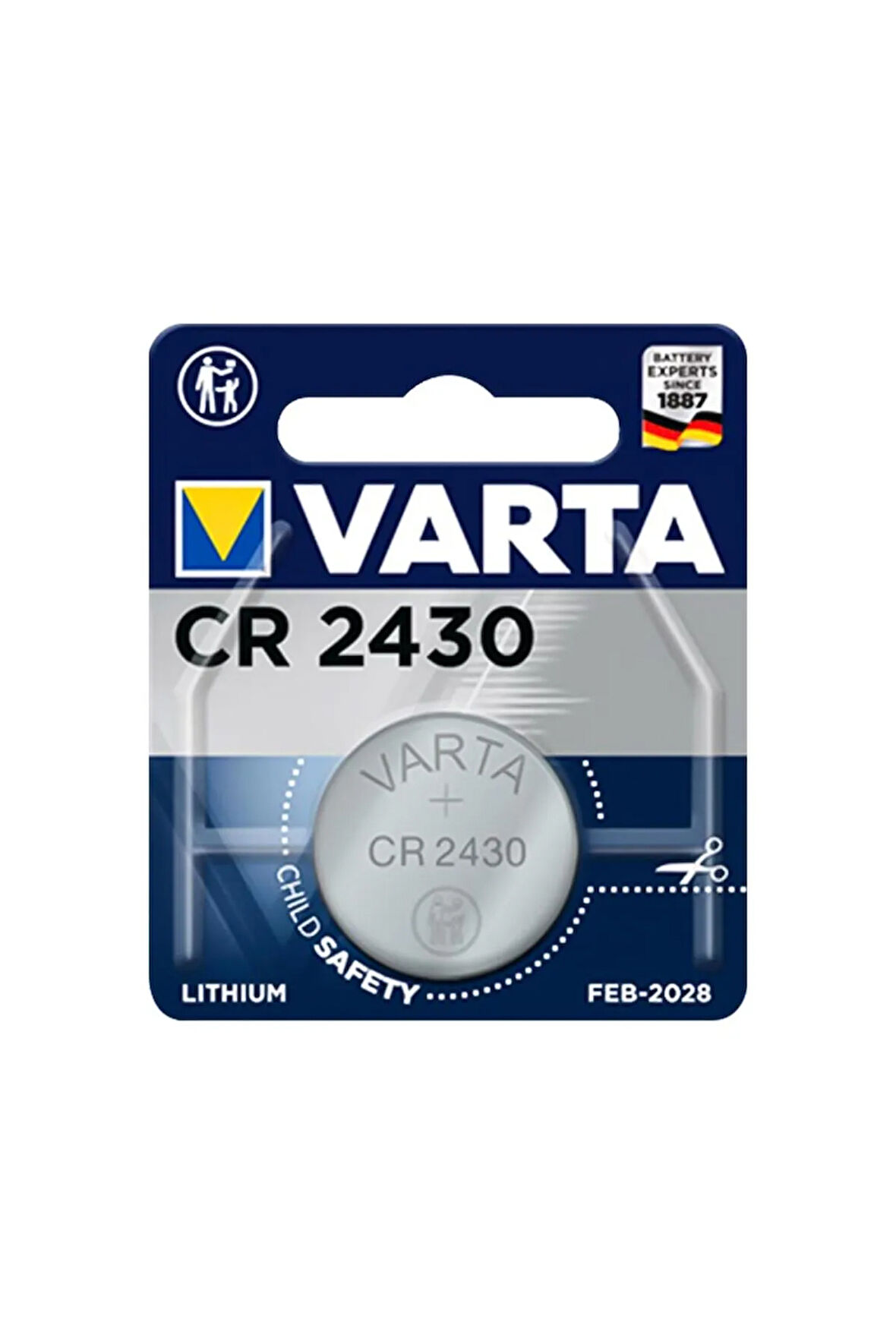 VARTA CR2430 3 VOLT LİTYUM PİL TEKLİ (3155)