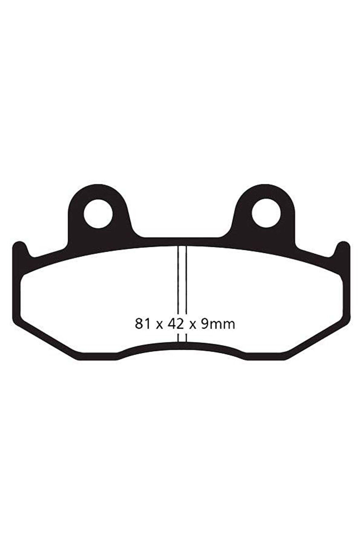 EBC ORGANİK FREN BALATASI SFA323 HONDA SPACY ALPHA ACTIVA S DYLAN RKS SPONTINI