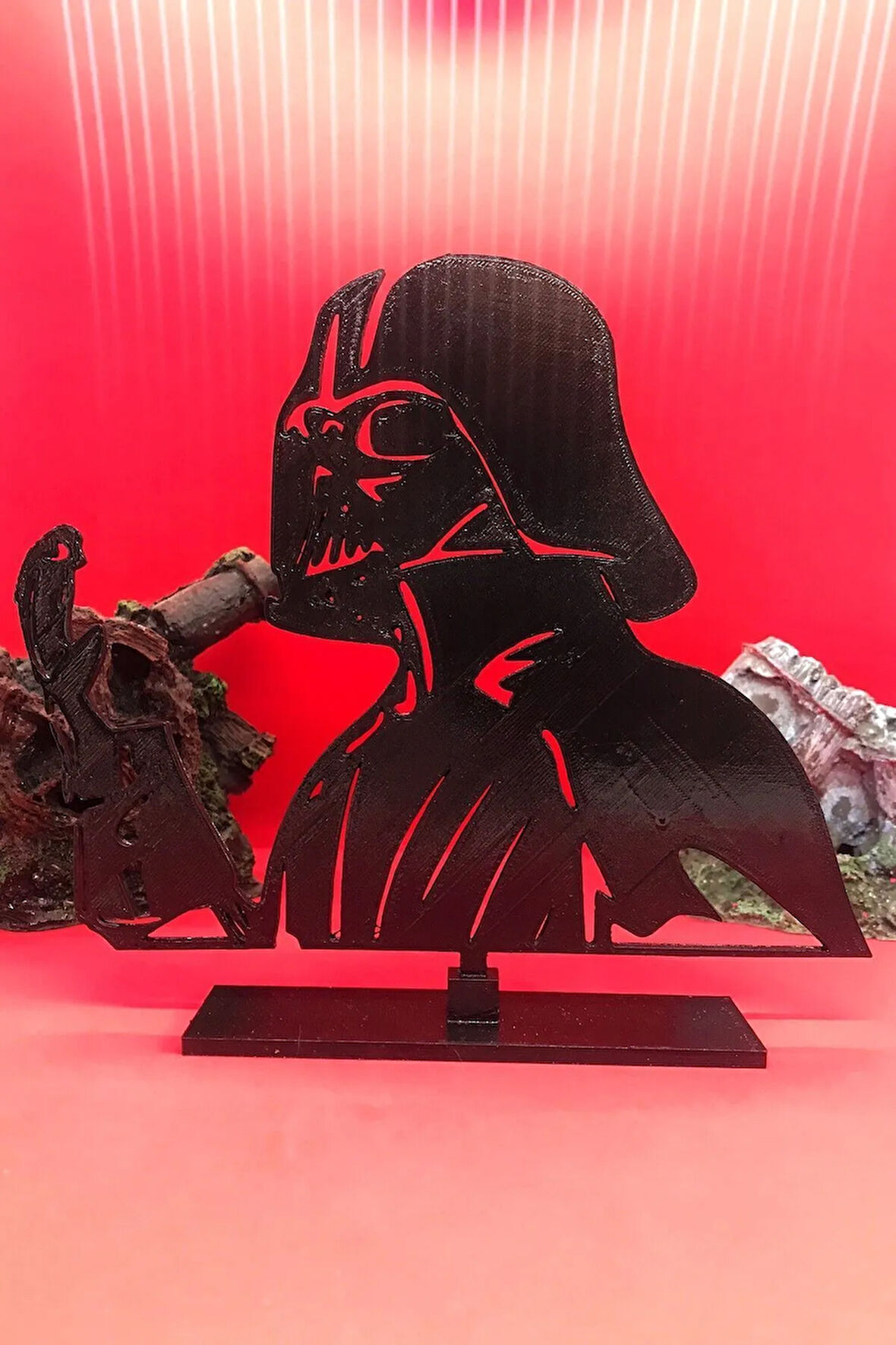 Star Wars Darth Vader 2d Figür - Siyah
