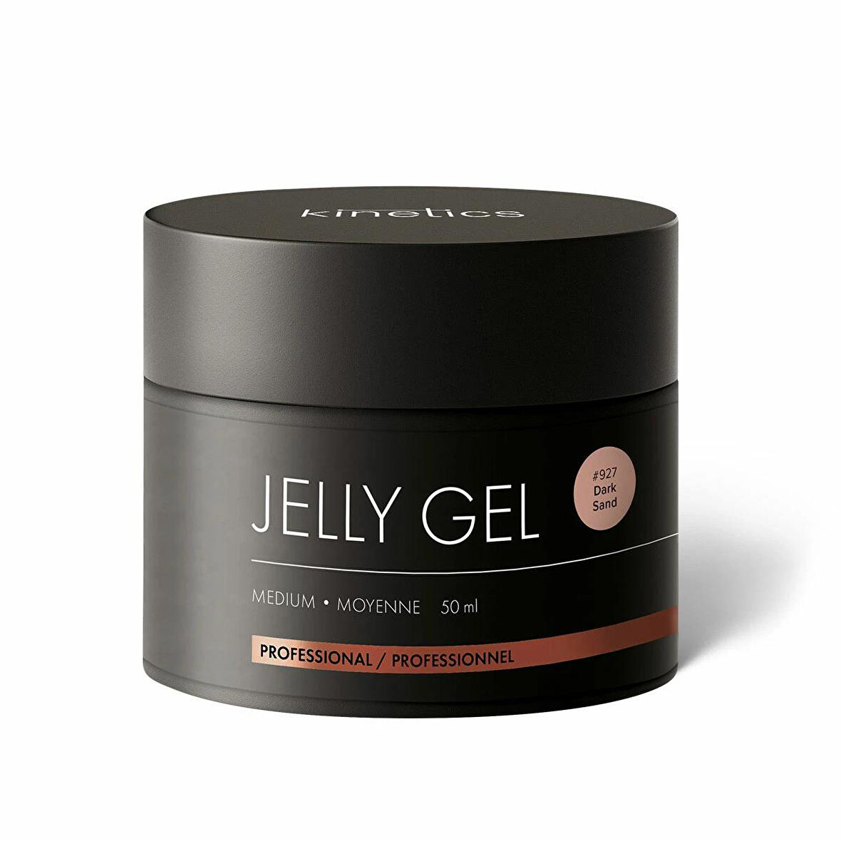 Kinetics Jelly Gel Protez Tırnak Jeli UV Gel 927 Dark Sand (Koyu Kum Beji) 50ml