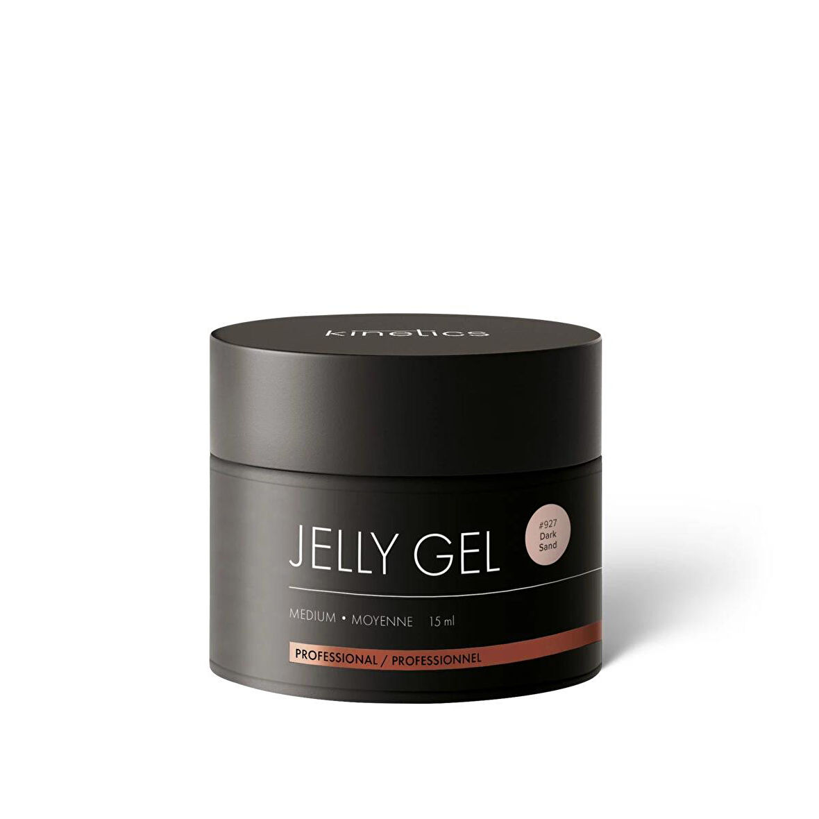 Kinetics Jelly Gel Protez Tırnak Jeli UV Gel 927 Dark Sand (Koyu Kum Beji) 15ml