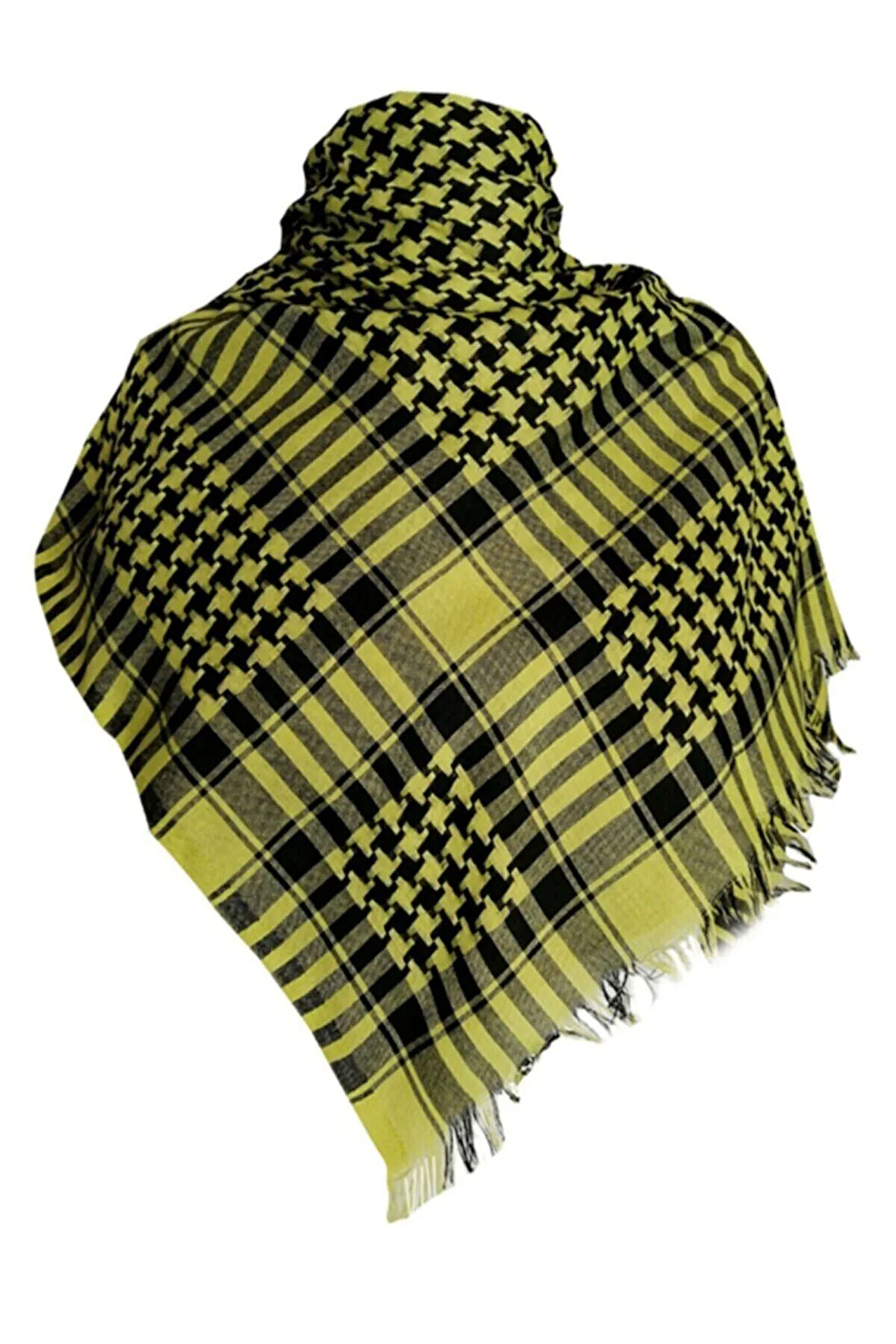 Pamuklu Puşi Poşu Kefiye Şal