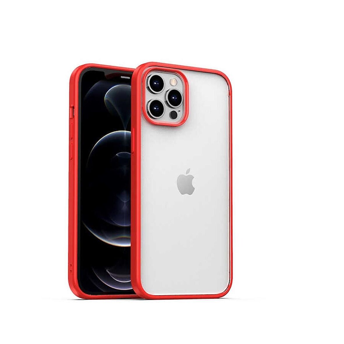 Smcase iPhone 12 Pro Max Kılıf Hom Bumper Silikon