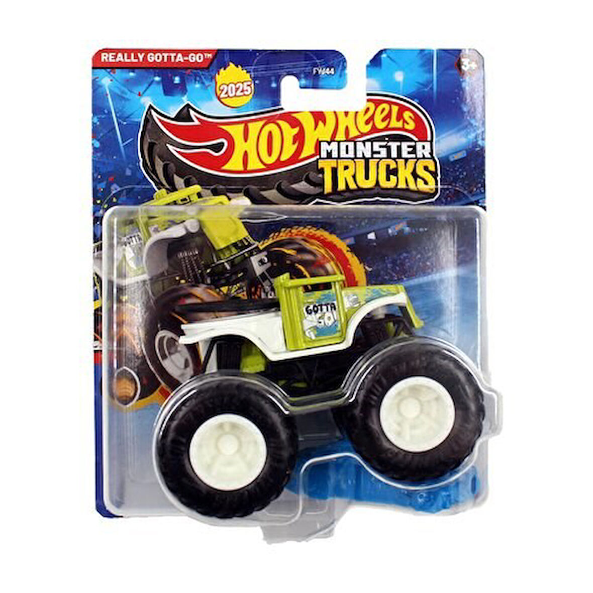 Hotwheels Canavar Araç Fıstık Yeşili Beyaz- REALLY GOTTA-GO