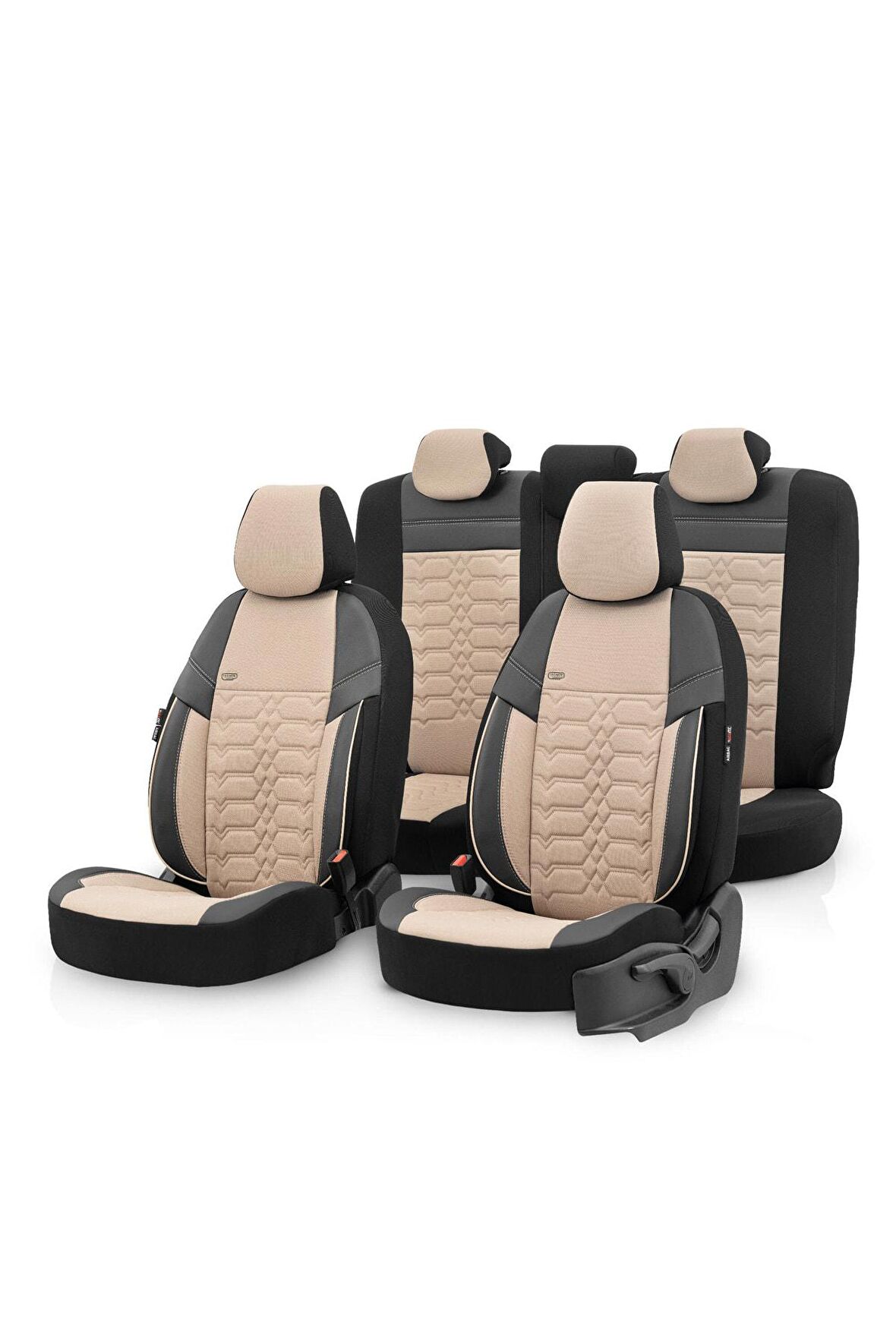 Elegance Design Universal Seat Cover Black-beige