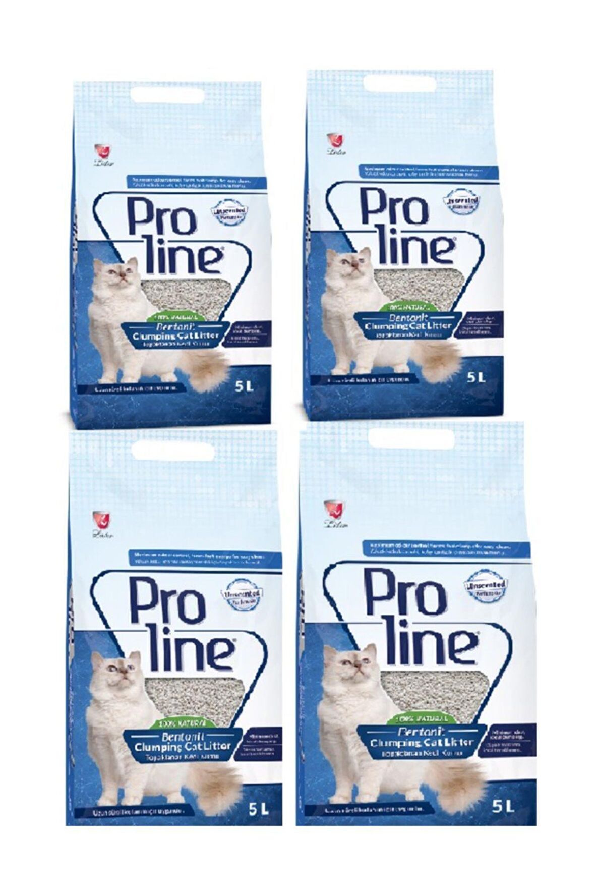 Proline Bentonit Kedi Kumu (parfümsüz) 5 Lt X 4 Adet