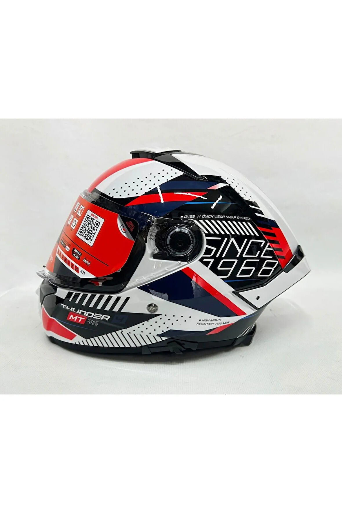 MT Thunder 4sv Luminence A7 Şefaf Vizörlü Kask Parlak Renk ÇOK RENKLİ