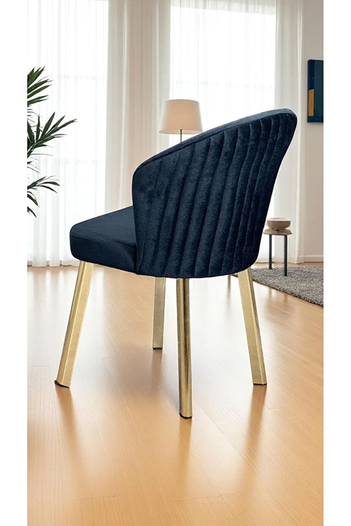 Midye 8 Adet Sandalye Mutfak Cafe Restaurant Proje Metal Lüks Sandalye