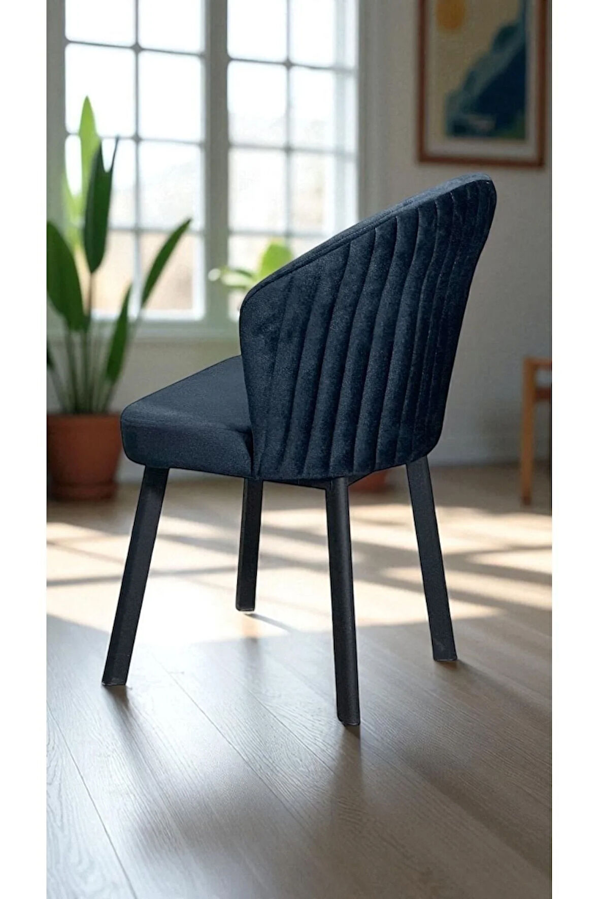 2 Adet Midye Sandalye Mutfak Cafe Restaurant Proje Metal Lüks Sandalye