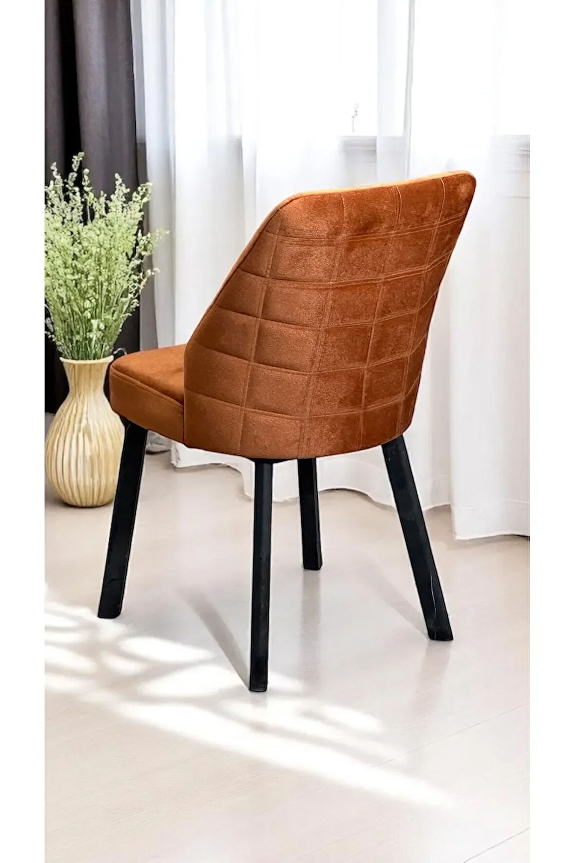 8 Adet Leksus Sandalye Mutfak Cafe Restaurant Proje Metal Lüks Sandalye